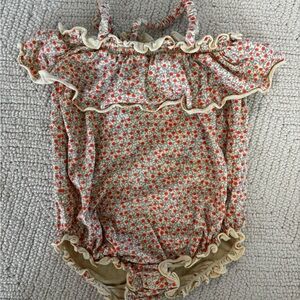 Floral Ruffle Kids Bodysuit